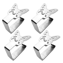 Tubayia 8 clip per tovaglia, in acciaio inox, per casa, feste, picnic, ristorante (B)