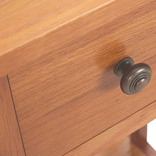 vidaXL Tavolino Portariviste con Cassetto 35x27x55 cm Legno di Rovere