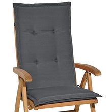 Beautissu Cuscino per Sedia a Sdraio Loft HL 120x50x6cm Resistente e Comodo Anche per sedie reclinabili, spiaggine e poltrone - Grigio