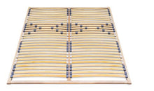 Ecoform Rete a doghe con regolazione durezza 120/140/160/180/200 x 200 cm, in legno, 180 x 200 cm