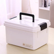 ZUJI Armadietto Medicinali Multi-Strato Scatola per Medicinali Portatile Medica Cassetta di Pronto Pillola Stoccaggio Astuccio, 18L