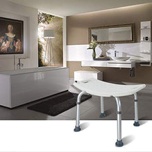 Sgabelli Doccia Altezza di Regolazione Bagno Doccia Sedia Sgabello Sedile per Disabilità/Anziani/Donne in Gravidanza Carico statico Massimo 100 kg,Bianca
