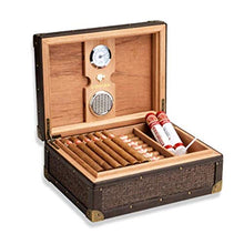 KEKEYANG humidor Cigar Box, Cigar Humidor, Legno di Cedro Cigar Humidor, Anti-Pressione Sigaro