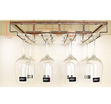 WLABCD Cremagliera Del Vino Casa Home Red Holder Vino Glass Rack Ristorante Bar S, Creativo Vino Portabicchieri Calzata Calzata Iron Appeso Red Wine Glass S Upside Down Home Armadietto Vino,80X28Cm.