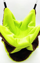 RatsLive® Nagetier - Amaca da appendere a 3 posti, per ratti, criceti, cincillà e scoiattolo, 35 x 35 cm (verde)