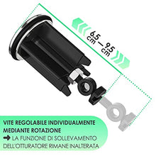 Kitchen Helpis® Tappo lavandino bagno, nero, 2 pezzi, tappo bidet da 40mm con catena cattura capelli, tappo bidet universale, saltarello lavandino, tappi per lavandino bagno, tappi lavandino bagno