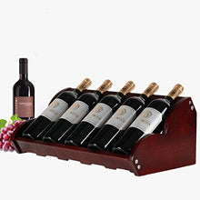 Bao Xing Bei Firm Creativo cremagliera del Vino Europeo espositore in Legno massello Soggiorno refrigeratore Vino Rosso (Size : 77cm/30.3inch)