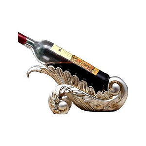 No brand per mensola SyLeaf Forma Creativa scaffale del Vino Rosso del Supporto dello scolo Rack Bottiglia Ornament Resina della Decorazione della casa