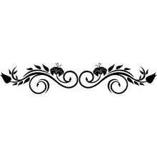 T-MK315 - Adesivi per testiera del letto, 28 x 140 cm, colore: Nero