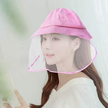 Amosfun Cappello di Protezione Protettivo Scudo Integrale Cappello da Sole Estivo Cappello da Pescatore Cappello Antiappannamento Visiera per Esterno (Adulti Rosa)