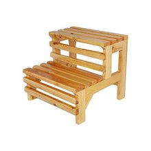HTDZDX Scaletta, Sgabello in Legno massello Sgabello per Vasca da Bagno Sgabello con poggiapiedi