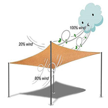 ALGFree Vela Ombreggiante, Vele Parasole Vele Parasole Teli Parasole Durevole Traspirante Spessa e Densa Utilizzabile per Giardino Balcone Terrazza Vela Tenda,18 Taglie