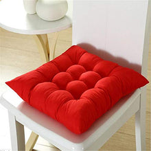 AGDLLYD Set da 4 Cuscino Sedia,Cuscini per Giardino, per Dentro e/o Fuori,40x40 cm,Disponibile in Tanti Colori Diversi,Cuscini per sedie da Giardino,Copri Sedia Cucina (Rosso)