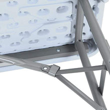 Strattore Set Tavolo e 2X Panche da Campeggio Birreria Giardino Pieghevole Panca Banco Plastica Catering Picnic