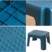 Niduo Bear Sgabello di plastica Sgabello impilabile Scarpa Sgabello, Sgabello per la casa Sgabello Domestico Sgabello Rettangolare per Ufficio/Asilo/da Cucina/Cucina 2 pz,Giallo