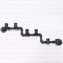 LHQ-HQ Wine Holder Wine Rack Ferro battuto a Parete Wine Rack Sicuro e Stabile Antiscivolo Holder Wine Rack Decorazione Domestica Vino Bagagli - 6 Bottiglie