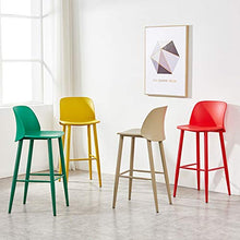 Sgabello alto JT- Bar sgabello casa bar sgabello colazione sgabello bianco Durevole e stabile (Colore: Bianco)