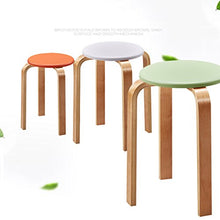 JT- Sgabello in Legno massello ad Alto Spessore Creativo for la casa Durevole (Color : C)