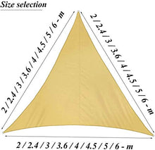 Vele parasole LQ Parasole Sail Triangolo Canopy, Spessa Ombra Esterna Block, Impermeabile, Resistente, Resistente allo Strappo, for la Piattaforma, Patio, Pergola, Giardino, Panno all'ombra