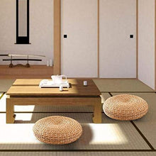 NV, cuscino da pavimento Tatami, cuscino rotondo in paglia di paglia, cuscino decorativo in rattan giapponese, tappetino per casa, patio, balcone, può contenere circa 200 kg., 50cm