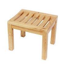 HYYDP Bagno Sgabello Bagno Anti-corrosione Antiscivolo Sicurezza Comfort Bath Chair Makeup Pediluvio Cambia Scarpe Sgabello Anziani/portatori di Handicap/Gravidanza in Legno massello Sgabello da b