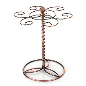 Leepesx Bicchiere per Vino Bicchiere per Vino Rosso Bicchiere per stoviglie Rack per Vino 6 Bicchiere per Vino Supporto per espositore per scaffali Supporto per Bicchiere per Vino da appoggio