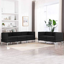 Festnight 5 pz Set di Divani Modulari Angolari Moderno in Tessuto Divano Moderno ad Angolo per 5 Persone Divano con Penisola Divano per Soggiorno con 5 Posti Disponibile in Tanti Colori Diversi