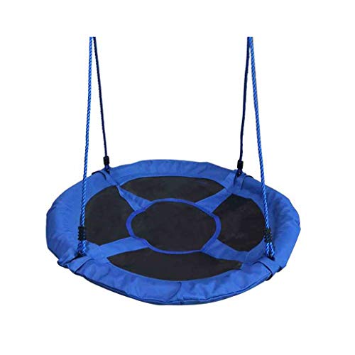Amaca da giardino all'aperto Altalena for uccelli a forma di piatto Sedia for bambini regolabile for bambini Cestello pensile sicuro e resistente Indoor e Outdoor Altalena for bambini Altalena Parco g