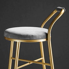 WGEMXC Sedie, Sedie Alte, Sedie a Barre, Sgabelli Elegante Sgabello // Sedia in Ferro per la Colazione Bar, Colazione, Caffè, Contatore, Cucina e Barsondi,Grigio,75 Cm.
