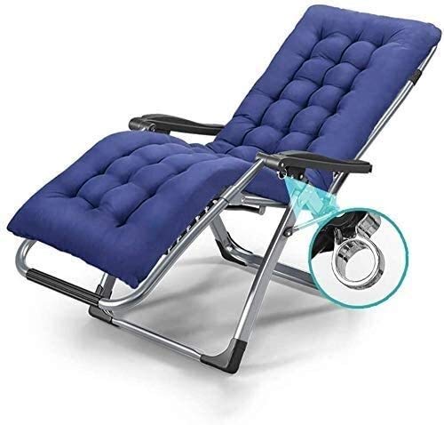 Fagavin. Sdraio Da Spiaggia Sedie Di Grandi Dimensioni Reclining For Heavy Duty Persone, Patio Sedie A Sdraio Con Cuscini Rimovibili, Portatile Sdraio Da Gravità Zero Chair, Sedia A Sdraio Supporto 20