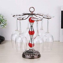 PWZ Pratica Semplicità Domestica Supporto per Bicchiere Di Vino Controsoffitto Contenitore per Bicchiere Di Vino Display Bicchiere da Vino Calice in Metallo Scaffale Cornice per Bar da Casa Cornice A