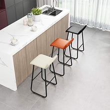 Sgabello da Bar per la Colazione Sgabelli da Bar Sgabelli da Bar Sgabelli Alti Sedie da Cucina per Colazione Sedie da bancone con Cuscino in Pelle PU e Struttura in Metallo Nero Carico Massimo 150 k