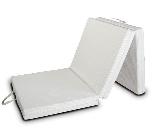 Evergreenweb - Materassino Futon Pieghevole SalvaSpazio Singolo 80x200 cm aterasso Singolo in Waterfoam Sfoderabile in Tessuto Anallergico e Traspirante Alto 9 cm