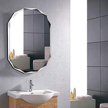 Chenbz Specchio per Il Trucco Minimalista Poligonale, Specchio per Il Bagno Creativo della Parete del Bagno, Specchio del cassettone a Parete