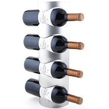 BESTonZON in Acciaio Inox a Parete Vino Rack Ferro portabottiglie Vino Display Rack Accessorio per la casa