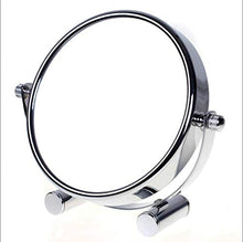 TUKA Specchio Cosmetico 10X Ingranditori, ø15,3 cm Doppia Faccia Specchi da Trucco Specchio da Tavolo Cromato, 6" Specchio Borsa per casa o Viaggio, Specchio Bagno per Trucco e Rasatura, TKD3142-10x