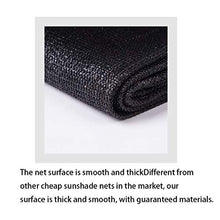 HSF Sunshade Net Sunscreen Balcone Giardino Isolamento Netto Ombra Netto casa Esterno Nero Ombra Netto Rete Ispessimento Ispessimento Vele Parasole (Color : A, Size : 3 * 3m)
