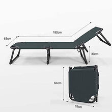 JFFFFWI Gravity Chaise Lounges Sedia a Sdraio da Patio Lettini da Esterno Sedie da Giardino Letto Pieghevole Campeggio Reclinabile All'aperto, Ufficio Semplice Letto Singolo per Pausa Pranzo Letto d