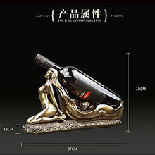 LHQ-HQ Decorazioni di Arte Statua mestiere Handmade di Alta qualità Vino Rack Ragazza Scultura in Resina a Freddo di Rame del Bikini