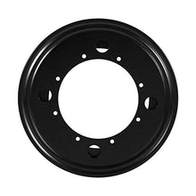 nobrands Piastra Girevole 4 Tipi di Forma Rotonda per impieghi gravosi Zincata Lazy Susan con Cuscinetto Girevole Piastra Girevole Girevole(9-Nero)