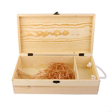 35 * 19 * 10cm Doppio Bottiglia Caso Carrier Casella Vino Cassa Di Legno Arredamento Migliore Regalo