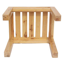 XD Sgabello da Bagno Sgabello da Bagno Sgabello in Legno Cedar Panca Sgabello da toeletta Sgabello Quadrato Sgabello da Bagno Sgabello con Superficie a doghe Impermeabile (Dimensioni: 42 * 34 *