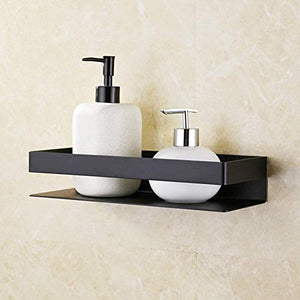 GYCS Mensola angolare per Bagno Mensola per Vasca da Bagno Mensola per Doccia Mensola angolare per Bagno in Acciaio Inox 304 Nero Supporto per Cucina in Nichel a Parete