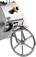 Brubaker Portabottiglie da Vino Regalo - Motociclisti Coppia sulla Moto con Il Cane in carrozzino