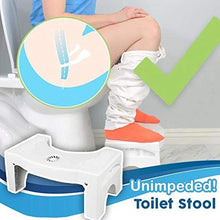 Sgabello WC Pieghevole, Sgabello da Toilette, Panchetto Bagno WC,Sgabello Water Adulti, Squatty Potty Regolabile B