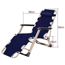 FACAZ Lettino Prendisole Comoda Sedia reclinabile per Esterni a gravit脿 Zero Sedia a Sdraio Blu Regolabile Extra Larga Patio Giardino Piscina da Spiaggia