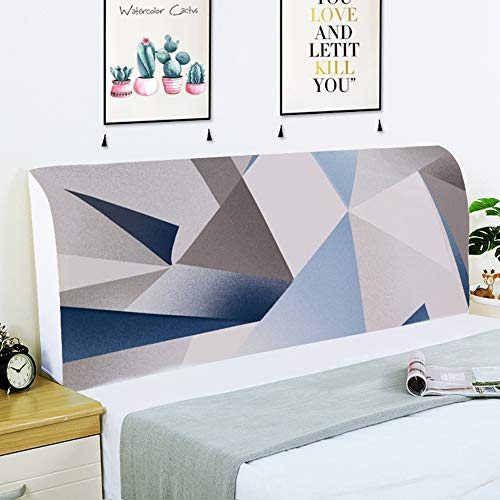 Copri Testata Letto Matrimoniale Elastica Fodera Elastica Protezione Peluche Testata Addensare Elastico All-inclusive Coperchio Europeo Soft Cover Lavabile Testata Letto,B-180 * 70CM