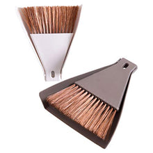 Cabilock 2 Set Mini Scopino E Set di Spazzole Mini Frullino a Spazzola per Scopa per Strumenti per La Pulizia del Desktop della Gabbia per Animali Domestici della Tastiera del Computer