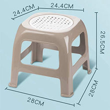 stool Fashion Sgabello Plastica Sgabello Basso Sgabello da Bagno Sgabello Domestico Addensare Dengzi Piccola Panca Tavolino da tavolino Sgabello Sgabello Quadrato Sgabello Rotondo (Color : A)