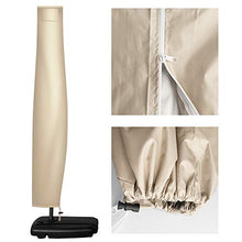 OKPOW Copertura per ombrellone in Tessuto Oxford 420D, Impermeabile, con Cerniera, per ombrellone da Giardino Ø 400 cm, ombrellone da Esterno